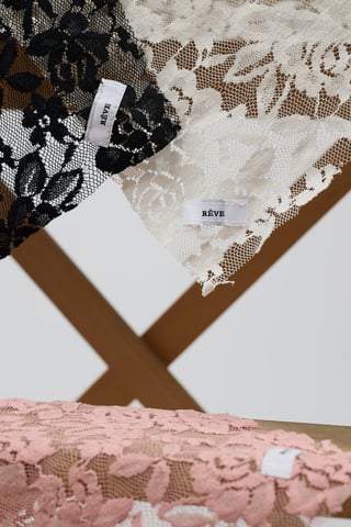 Lace Bandana — Bianco 5