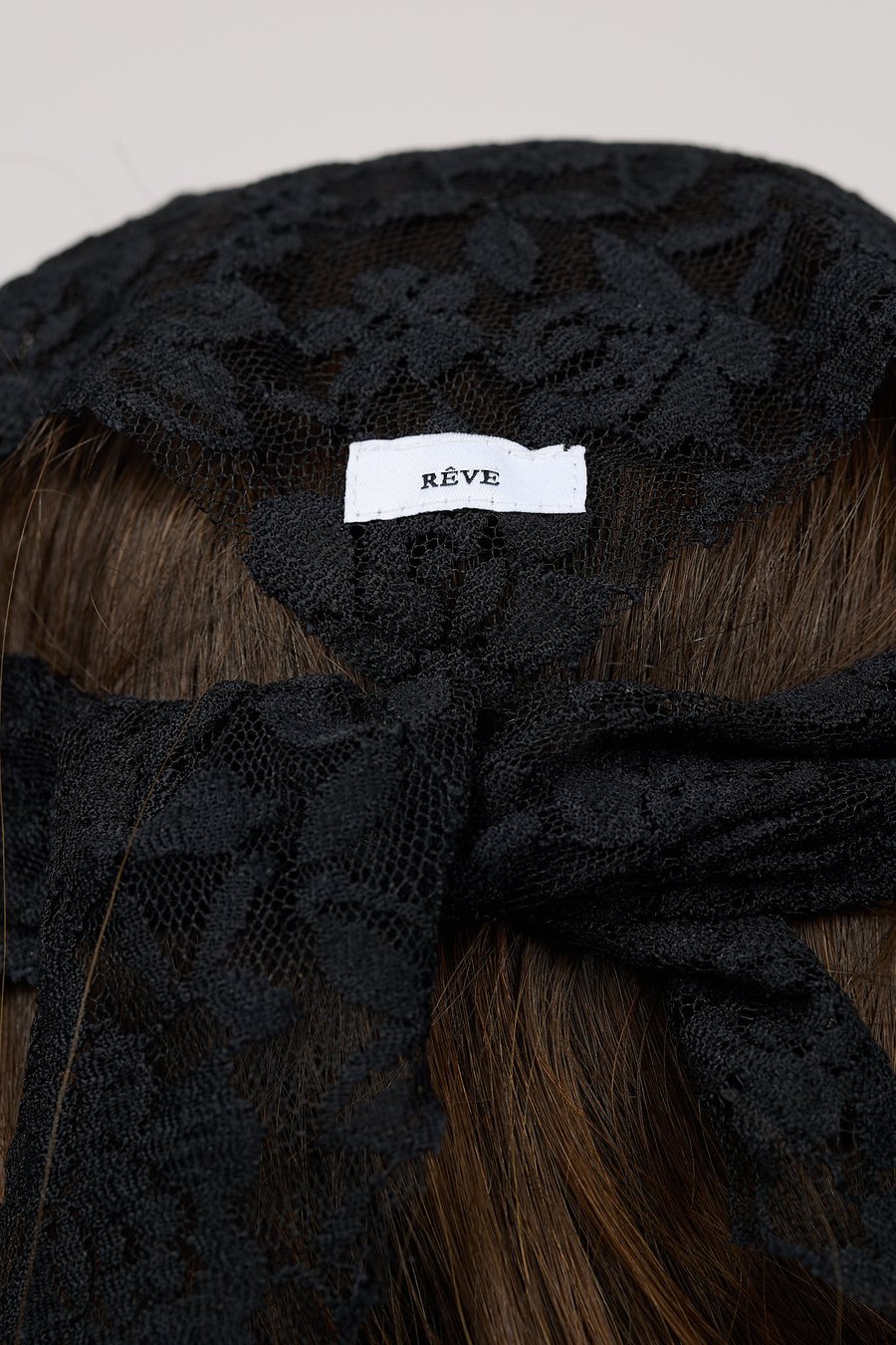 Lace Bandana — Nero — Bandana RêveStudio